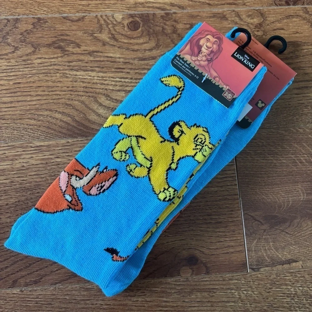 Disney The Lion King Blue crew Socks